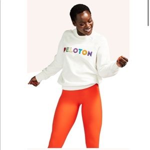 NEW PELOTON X SPIRITUAL GANGSTER RAGLAN CREW NECK PULLOVER SWEATER